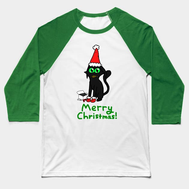 Holiday Midnight (Christmas) Baseball T-Shirt by TheCameraEyeDesigns